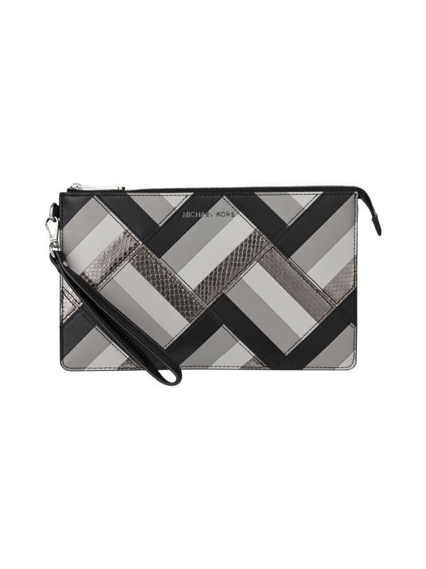 Michael Kors Marquetry Patchwork Daniela Lg Wristlet Nahkalaukku