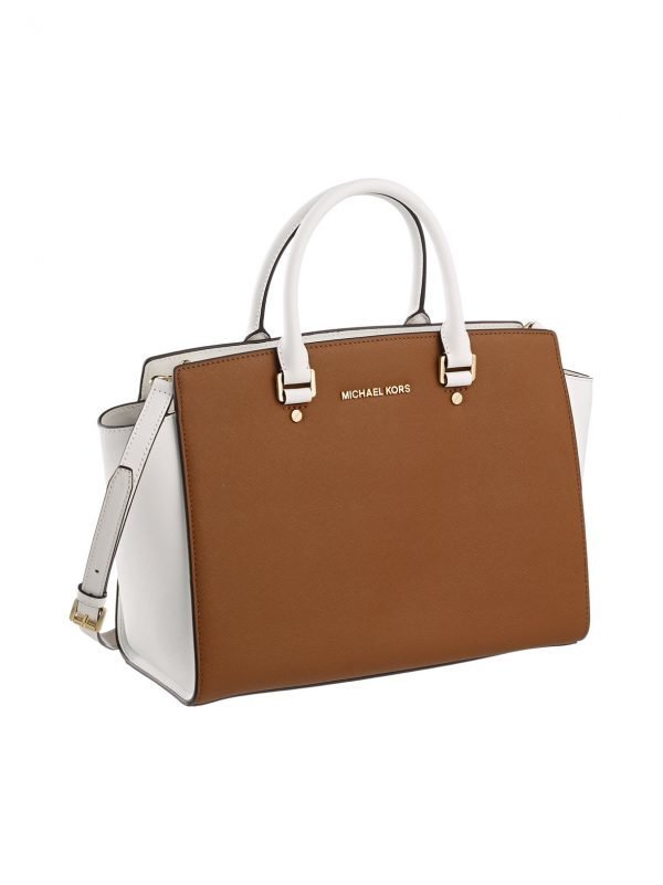 Michael Kors Selma Lg Tz Satchel Nahkalaukku