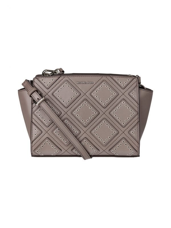 Michael Kors Selma Md Diamond Grommet Messenger Nahkalaukku