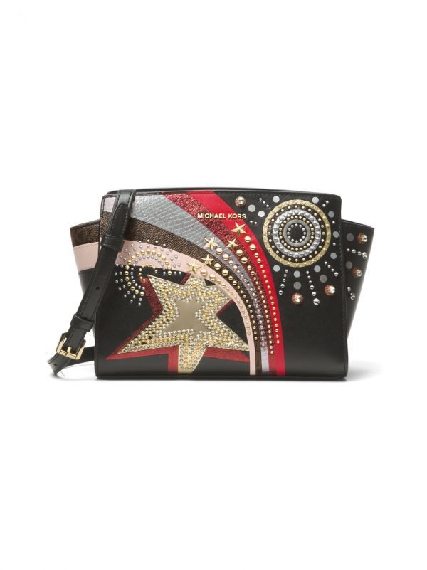 Michael Kors Selma Medium Messenger Firework Nahkalaukku